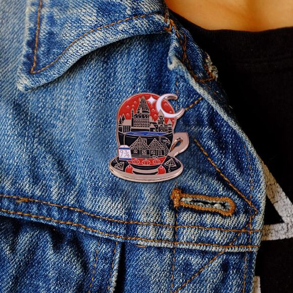 Harry Potter Hogwarts In a Cup Hard Enamel Pins 177-1 - Picture 5 of 6